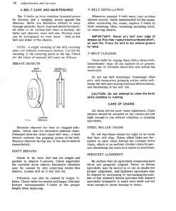 Alternative view of John Deere 55, 95 & 105 Combines North America (069001-083000) Operator's Manual (OMH62358)