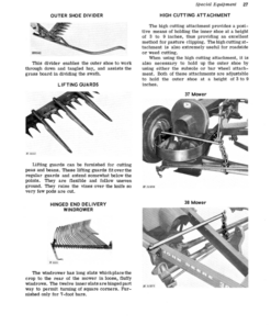 Alternative view of John Deere 37, 38, 39 Sickle Mowers Operator's Manual (OMH62916)