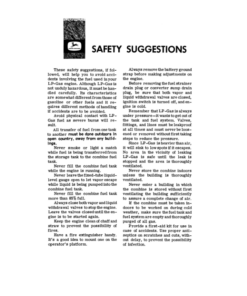 Alternative view of John Deere LP-Gas Engine for 55, 95 Combines Operator's Manual (OMH63943)