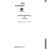 John Deere 95H Hillside Combine Operator's Manual (OMH63964)