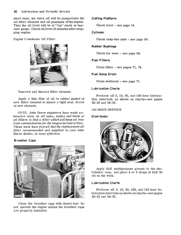 John Deere 95H Hillside Combine Operator's Manual (OMH63964) - Image 2