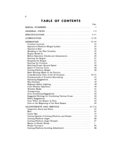 Alternative view of John Deere 95 Self-Propelled Combines (s.n. 4101- ) Operator's Manual (OMH741158)