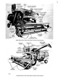 Alternative view of John Deere 95 Combine Operator's Manual (OMH741159)