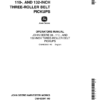 John Deere 3-Roller Belt Pickups (88, 110, 132 In.) Operator's Manual (OMH83041)