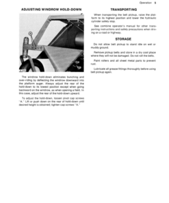 Alternative view of John Deere 3-Roller Belt Pickups (88, 110, 132 In.) Operator's Manual (OMH83041)