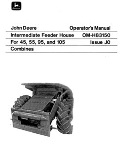 John Deere Intermediate Feeder House Operator's Manual (OMH83150)