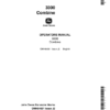 John Deere 3300 Combine North America (004501-100000) Operator's Manual (OMH84601)