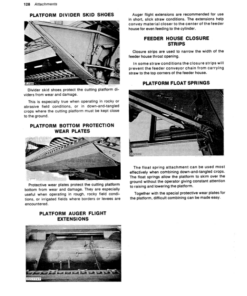 Alternative view of John Deere 3300 Combine North America (004501-100000) Operator's Manual (OMH84601)