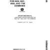 John Deere Straw Spreader for 6600, 6601, 6602, 7700 Combines Operator's Manual (OMH85227)