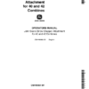 John Deere Straw Chopper Attachment Operator's Manual (OMH90664)