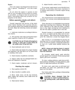 Alternative view of John Deere 215 Self-Propelled Windrower (-000801) Operator's Manual (OMH90727)