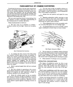 Alternative view of John Deere 40 Hi Lo Combines Operator's Manual (OMH90734)