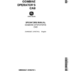 John Deere Operator's Cab for 45 (21501-), 55 (46801-), 95 Combines Operator's Manual (OMH90827)
