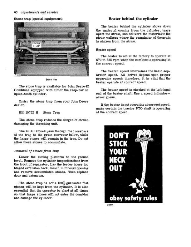 John Deere 42 Pull-Type Combine Operator's Manual (OMH90866) - Image 2