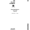 John Deere 105 Hi-Lo Combine Operator's Manual (OMH91006)