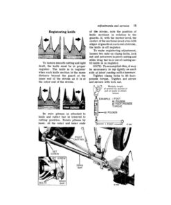 Alternative view of John Deere 11 Trail-Type Mower Operator's Manual (OMH91131)