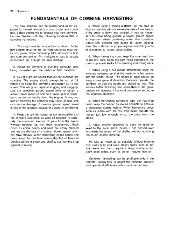 John Deere 3300 & 4400 Combines North America (150001-350000) Operator's Manual (OMH95656) - Image 2