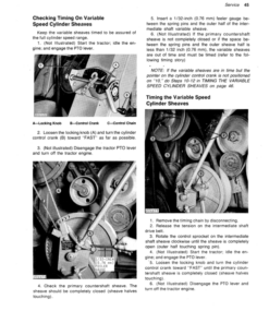 Alternative view of John Deere 6601 Combine (260901-) Operator's Manual (OMH95659)