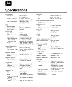 Alternative view of John Deere 6602 Combine Operator's Manual (OMH98960)