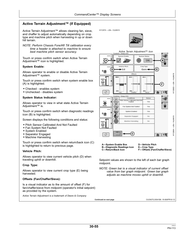 John Deere S650, S660, S670, S680 & S690 Combines (Export Edition) Operator's Manual (OMHXE104563) - Image 2