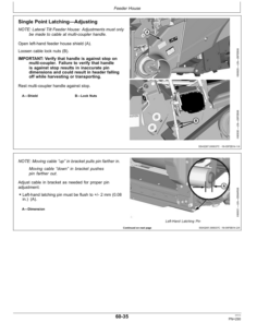 Alternative view of John Deere S650, S660, S670, S680 & S690 Combines (North American) Operator's Manual (OMHXE104567)