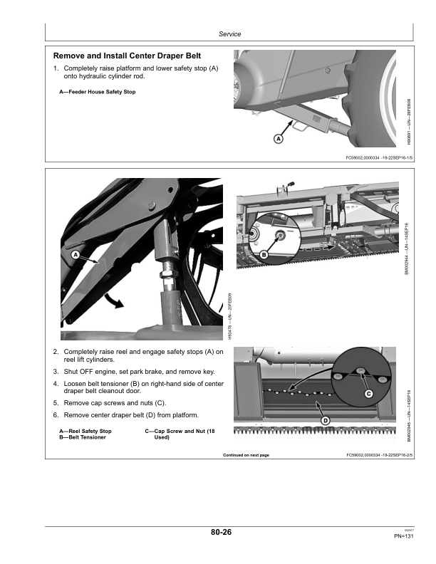 John Deere 630FD, 635FD, 640FD & 645FD Flexible Draper Platforms Operator's Manual (OMHXE110472) - Image 2