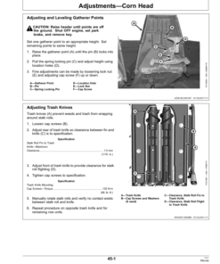 Alternative view of John Deere 700C Series Corn Heads Operator's Manual (OMHXE119105)