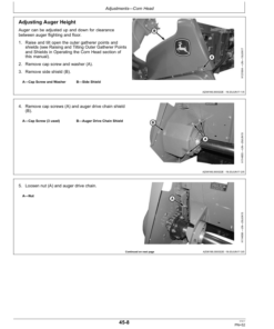 Alternative view of John Deere 700C Series Corn Heads Operator's Manual (OMHXE119106)