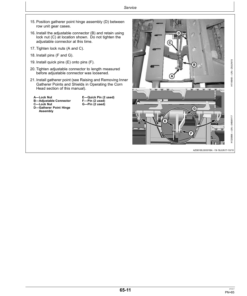 Alternative view of John Deere 712FC Folding Corn Head Operator's Manual (OMHXE124027)