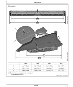 Alternative view of John Deere 730FD, 735FD, 740FD, 745FD Flexible Draper Platforms Operator's Manual (OMHXE125084)