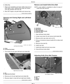 Alternative view of John Deere 620F, 622F, 625F, 630F & 635F Cutting Platforms Operator's Manual (OMHXE127806)