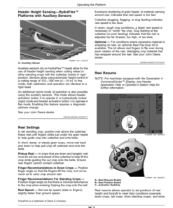Alternative view of John Deere 730FD, 735FD, 740FD, 745FD Flexible Draper Platforms Operator's Manual (OMHXE127840)