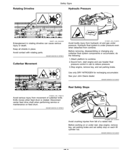 Alternative view of John Deere 730FD, 735FD, 740FD, 745FD Flexible Draper Platforms Operator's Manual (OMHXE127842)