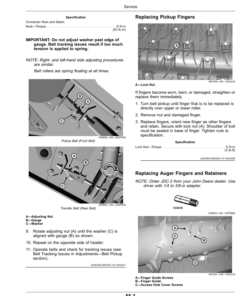 Alternative view of John Deere 615P Belt Pickup Operator's Manual (OMHXE147020)