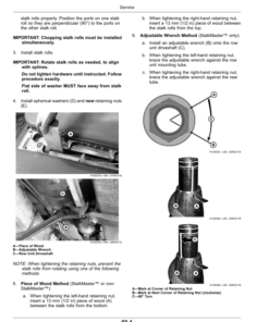 Alternative view of John Deere 706C, 708C, 712C, 716C, 718C, StalkMaster Corn Heads Operator's Manual (OMHXE147353)