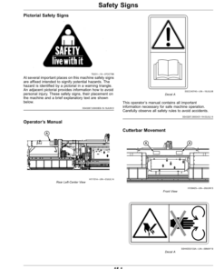 Alternative view of John Deere 725D, 730D, 735D, 740D Draper Platforms Operator's Manual (OMHXE147794)