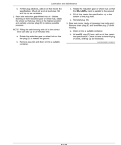 Alternative view of John Deere W540, W550, W650, W660, T550, T560, T660, T670, HillMaster Combines (120000-) Operator's Manual (OMHXE150261)