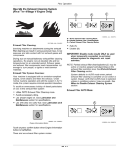Alternative view of John Deere T670, HillMaster Combines (120000-) Operator's Manual (OMHXE150297)