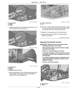 Alternative view of John Deere BP15 Belt Pickup (815001-) Operator's Manual (OMHXE161200)