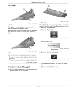 Alternative view of John Deere C6R, C8R, C12R, C16R, C18R Rigid Corn Heads (815001-) Operator's Manual (OMHXE161259)