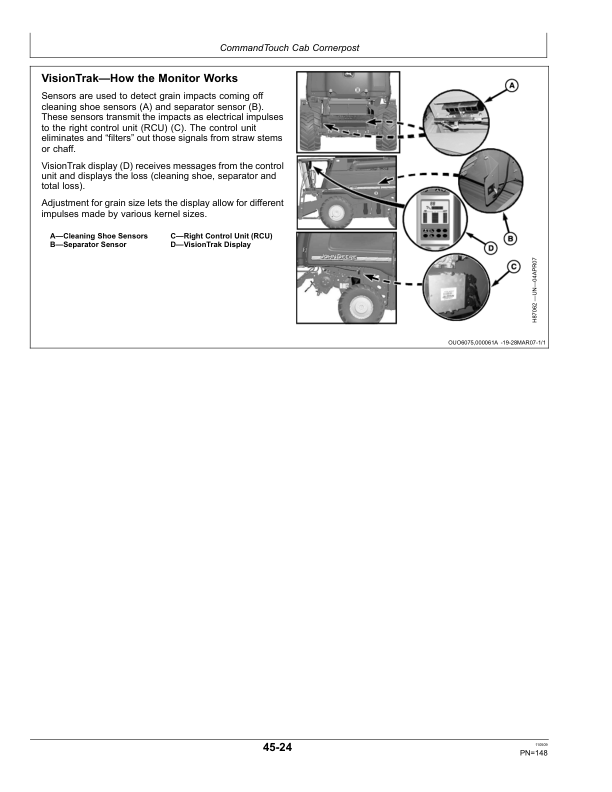 John Deere S560 Combine (735501-) Operator's Manual (OMHXE16687) - Image 2
