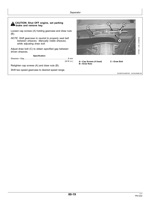 John Deere S560 Combine (735501-) Operator's Manual (OMHXE16687) - Image 3