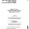 John Deere W540, W550, W650, W660, T550, T560, T660, T670 & C670 Combines Operator's Manual (OMHXE17664)