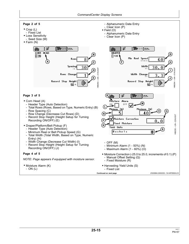John Deere W540, W550, W650, W660, T550, T560, T660, T670 & C670 Combines Operator's Manual (OMHXE17664) - Image 4