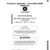 John Deere Performance Upgrade Corn Head Stalk Deflector (North American) Operator's Manual (OMHXE187607)