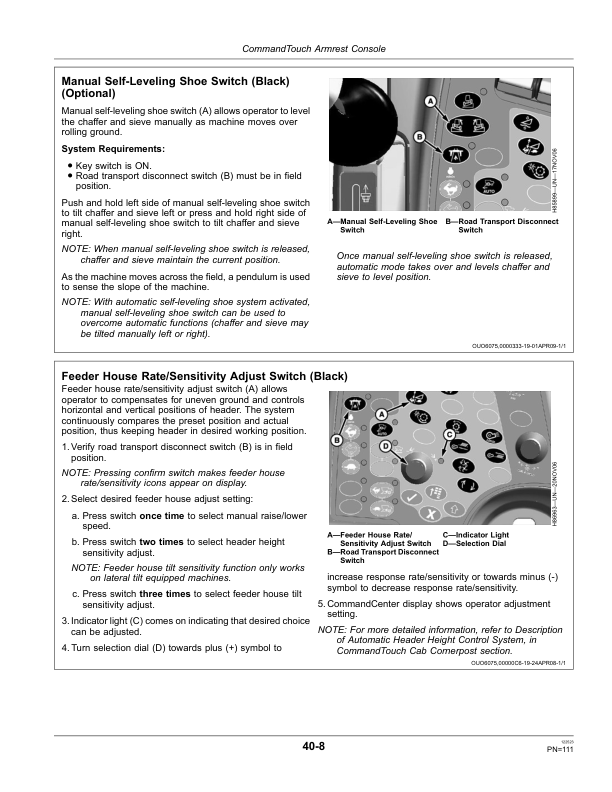 John Deere 9570 STS Combine (740101-) Operator's Manual (OMHXE22981) - Image 2