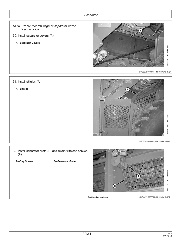 John Deere S560 Combine (EU Edition) (740101-) Operator's Manual (OMHXE23091) - Image 2