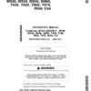 John Deere W540, W550, W650, W660, T550, T560, T660 & T670 Wide Cab Combines Operator's Manual (OMHXE29561)