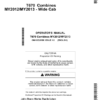 John Deere T670 Combine MY2012-MY2013 Wide Cab Operator's Manual (OMHXE29588)