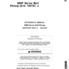 John Deere 600P Series Belt Pickup (745101-) Operator's Manual (OMHXE30034)